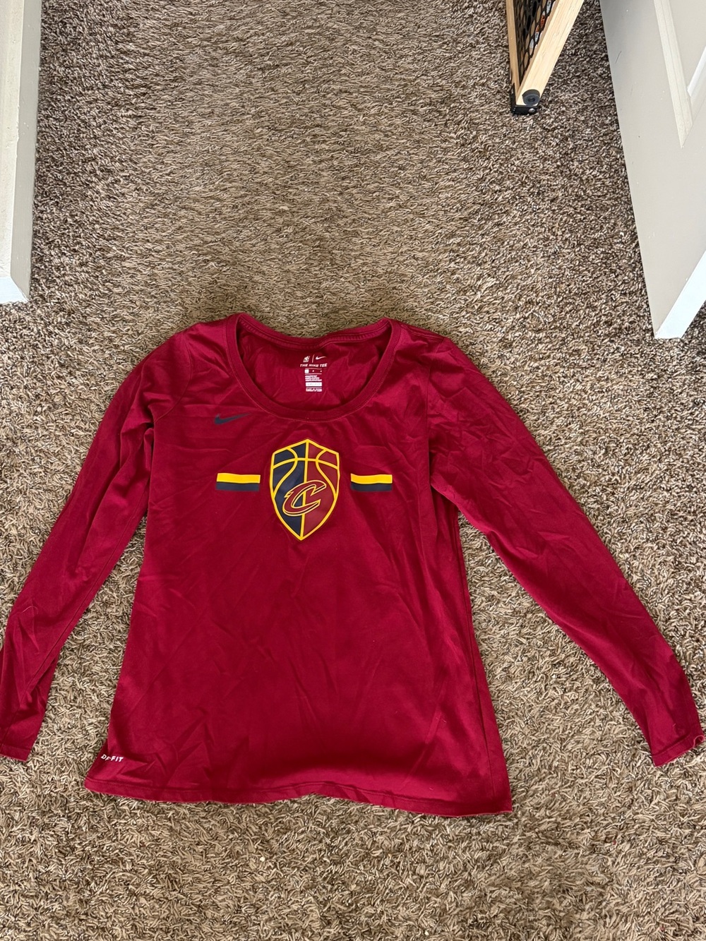 5 for $25 Nike Maroon Cleveland Cavaliers Long-Sleeve Tee